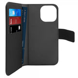 Puro iPhone 14 Pro Max Fodral Detachable MagSafe Wallet Case Svart