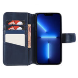 Nordic Covers iPhone 14 Pro Max Fodral Essential Leather Heron Blue