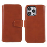 Nordic Covers iPhone 14 Pro Max Fodral Essential Leather Maple Brown