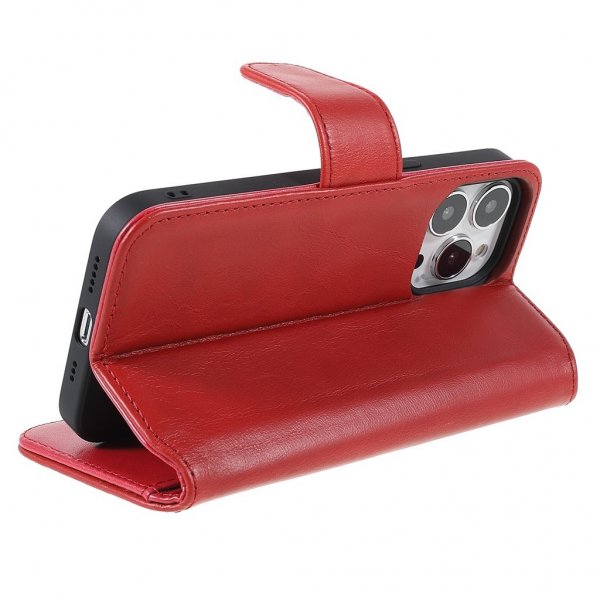 Nordic Covers iPhone 14 Pro Max Fodral Essential Leather Poppy Red