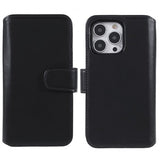 Nordic Covers iPhone 14 Pro Max Fodral Essential Leather Raven Black