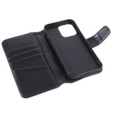Nordic Covers iPhone 14 Pro Max Fodral Essential Leather Raven Black