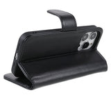 Nordic Covers iPhone 14 Pro Max Fodral Essential Leather Raven Black