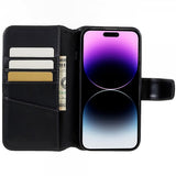 Nordic Covers iPhone 14 Pro Max Fodral MagLeather Raven Black