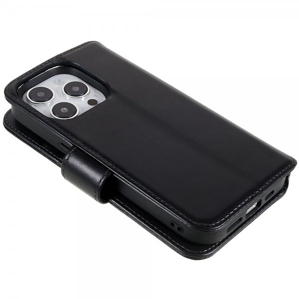 Nordic Covers iPhone 14 Pro Max Fodral MagLeather Raven Black