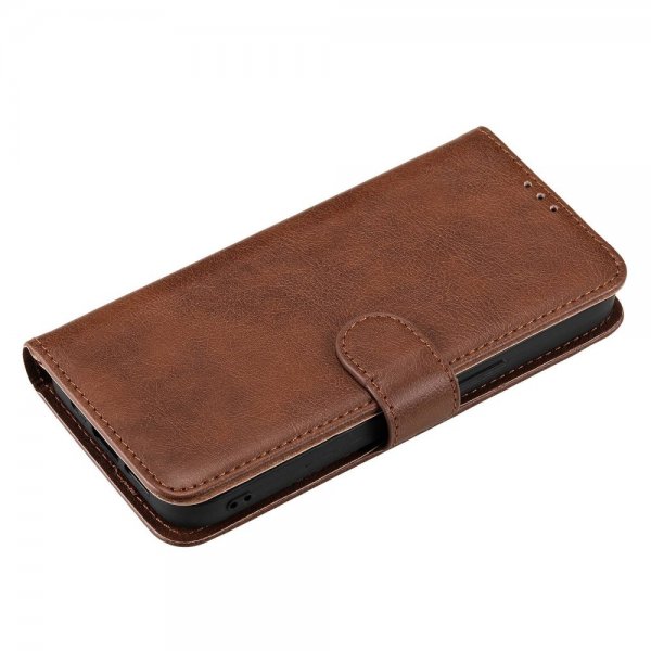 iPhone 14 Pro Max Fodral med Löstagbart Skal KT Leather Series-3 Brun