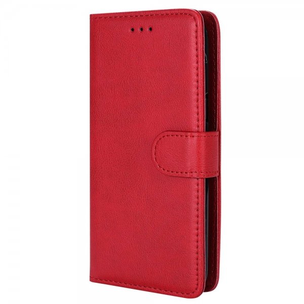 iPhone 14 Pro Max Fodral med Löstagbart Skal KT Leather Series-3 Röd
