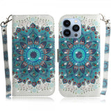 iPhone 14 Pro Max Fodral Motiv Blå Mandala