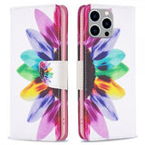 iPhone 14 Pro Max Fodral Motiv Färgglada Blad