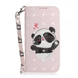 iPhone 14 Pro Max Fodral Motiv Panda Hjärtan
