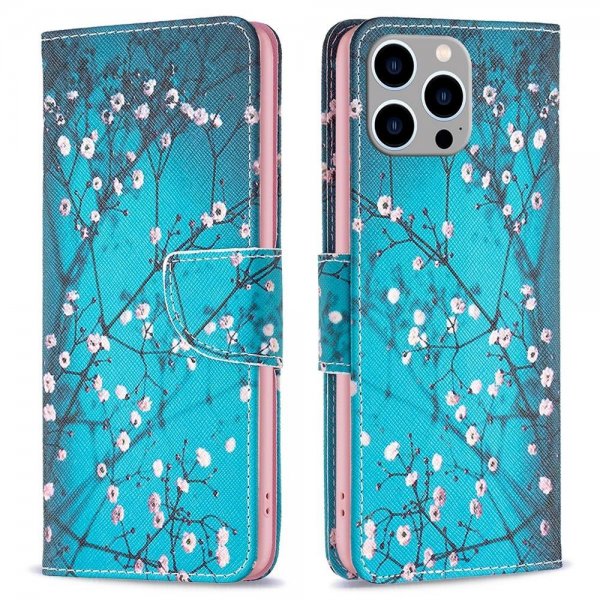 iPhone 14 Pro Max Fodral Motiv Plommonblomster