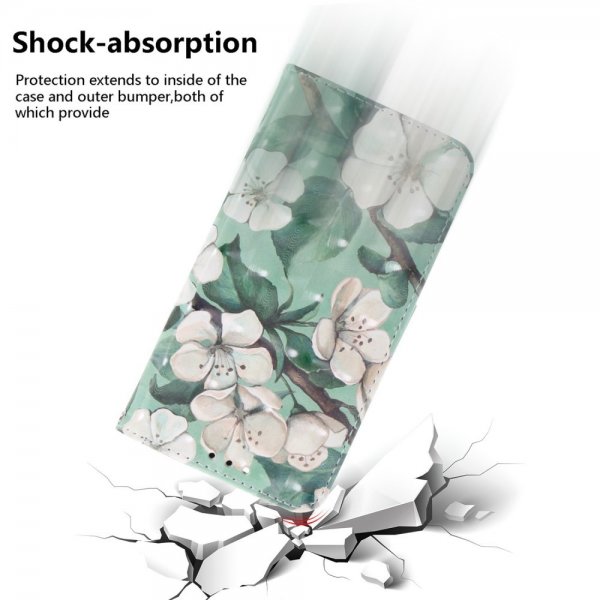 iPhone 14 Pro Max Fodral Motiv Vita Blommor