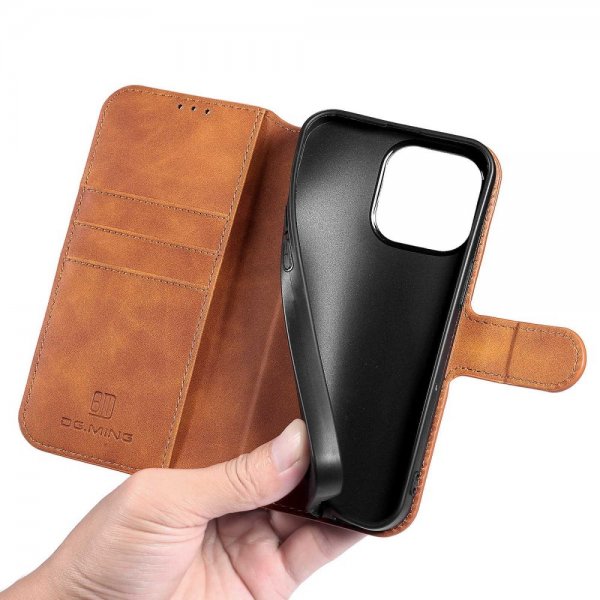Dg.Ming iPhone 14 Pro Max Fodral Retro Brun