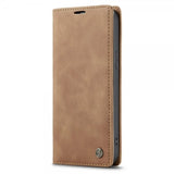 CaseMe iPhone 14 Pro Max Fodral Retro Flip Brun