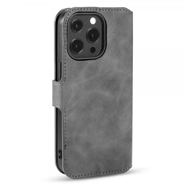Dg.Ming iPhone 14 Pro Max Fodral Retro Grå