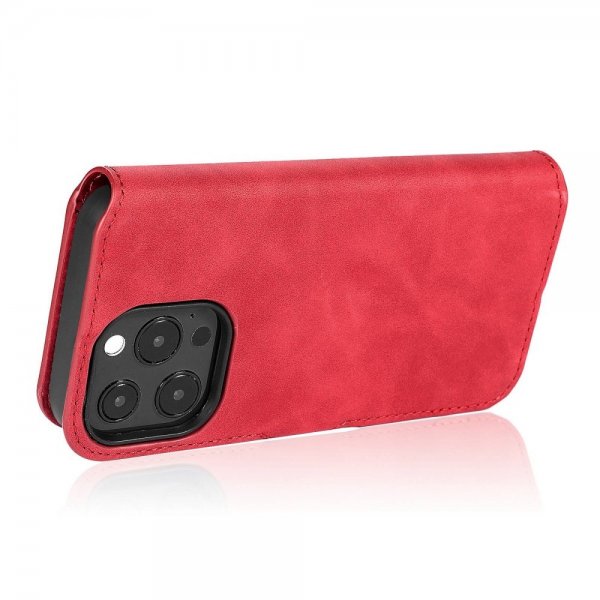 Dg.Ming iPhone 14 Pro Max Fodral Retro Röd