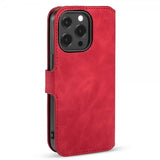 Dg.Ming iPhone 14 Pro Max Fodral Retro Röd