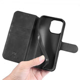 Dg.Ming iPhone 14 Pro Max Fodral Retro Svart