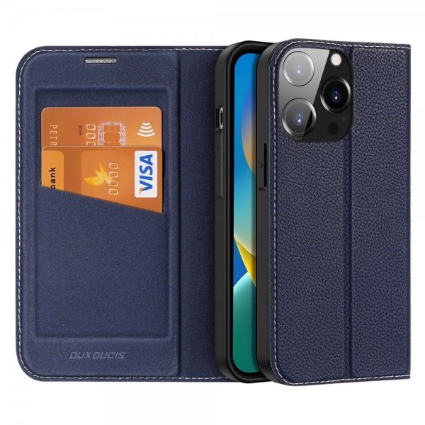 Dux Ducis iPhone 14 Pro Max Fodral Skin X2 Series Blå