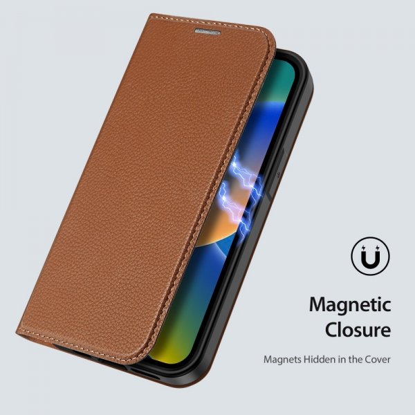 Dux Ducis iPhone 14 Pro Max Fodral Skin X2 Series Brun