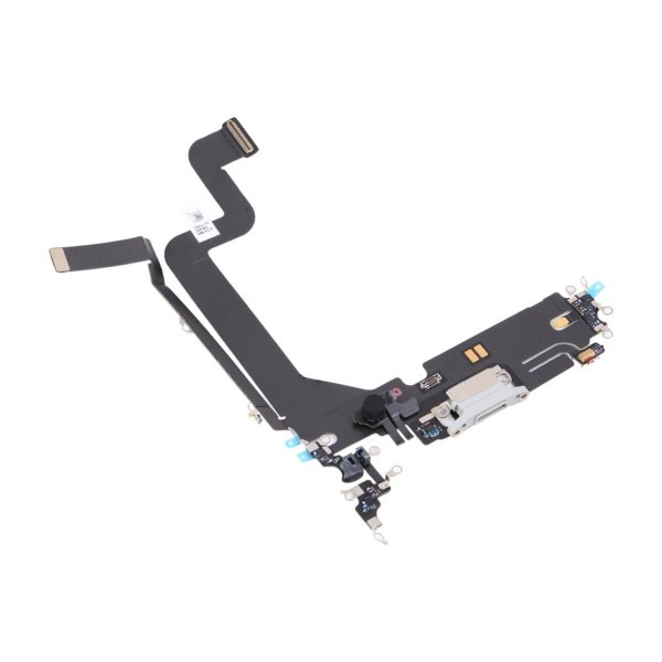 iPhone 14 Pro Max Laddkontakt med Flexkabel Original - Vit