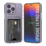 Rvelon iPhone 14 Pro Max Skal Korthållare Transparent