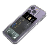 Rvelon iPhone 14 Pro Max Skal Korthållare Transparent