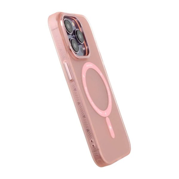 iPhone 14 Pro Max Skal Kamerasarg MagSafe Rosa