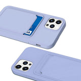 iPhone 14 Pro Max Skal Korthållare Lila