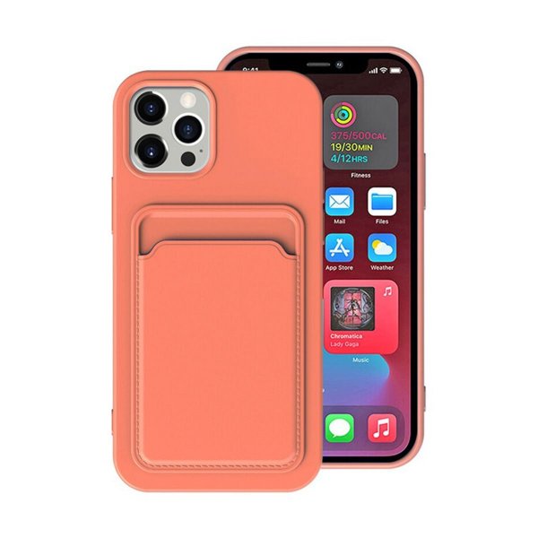 iPhone 14 Pro Max Skal Korthållare Orange