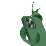 Rvelon iPhone 14 Pro Max Skal Silikon MagSafe Grön