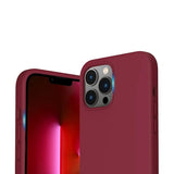 Rvelon iPhone 14 Pro Max Skal Silikon Röd