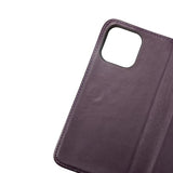 Rvelon iPhone 14 Pro Max Fodral Äkta Läder Lila