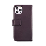 Rvelon iPhone 14 Pro Max Fodral Äkta Läder Lila
