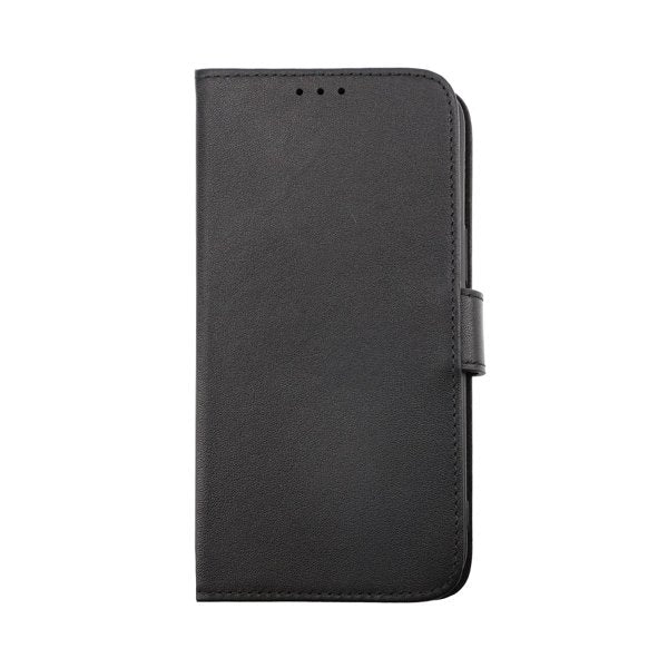 Rvelon iPhone 14 Pro Max Fodral Äkta Läder Svart