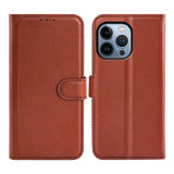 iPhone 14 Pro Max Fodral med Stativ Brun