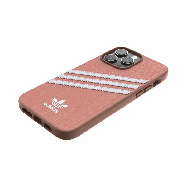Adidas iPhone 14 Pro Max Skal 3 Stripes Snap Case Alligator Pink