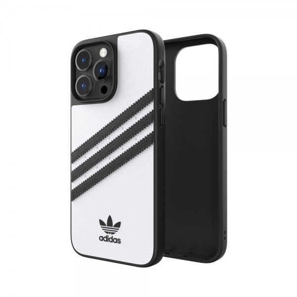Adidas iPhone 14 Pro Max Skal 3 Stripes Snap Case Vit Svart