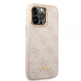Guess iPhone 14 Pro Max Skal 4G Logo Rosa