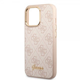 Guess iPhone 14 Pro Max Skal 4G Logo Rosa