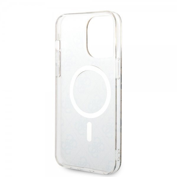 Guess iPhone 14 Pro Max Skal 4G Pattern MagSafe Brun