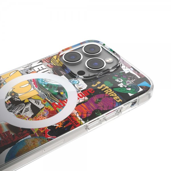 Adidas iPhone 14 Pro Max Skal AOP Snap Case MagSafe Multicolor