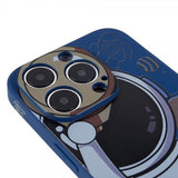 iPhone 14 Pro Max Skal Astronaut Blå Grå