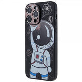 iPhone 14 Pro Max Skal Astronaut Svart Brun