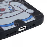 iPhone 14 Pro Max Skal Astronaut Svart Brun