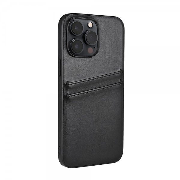 Buffalo iPhone 14 Pro Max Skal Backcover with Card Slots Svart