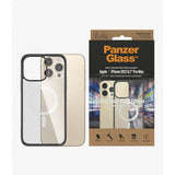 PanzerGlass iPhone 14 Pro Max Skal ClearCase Black Edition MagSafe