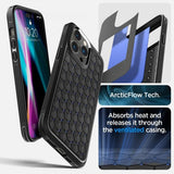Spigen iPhone 14 Pro Max Skal Cryo Armor Matte Black