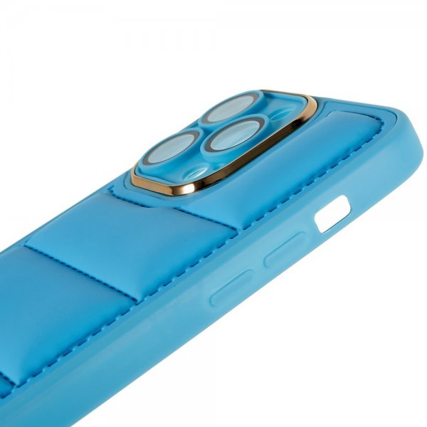 iPhone 14 Pro Max Skal Down Jacket Design Blå