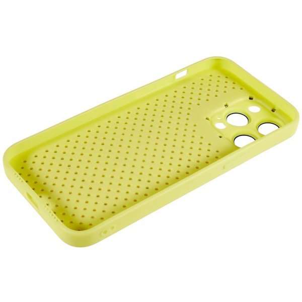 iPhone 14 Pro Max Skal Down Jacket Design Gul